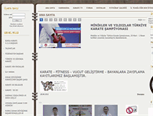 Tablet Screenshot of bursakarategenclikspor.com